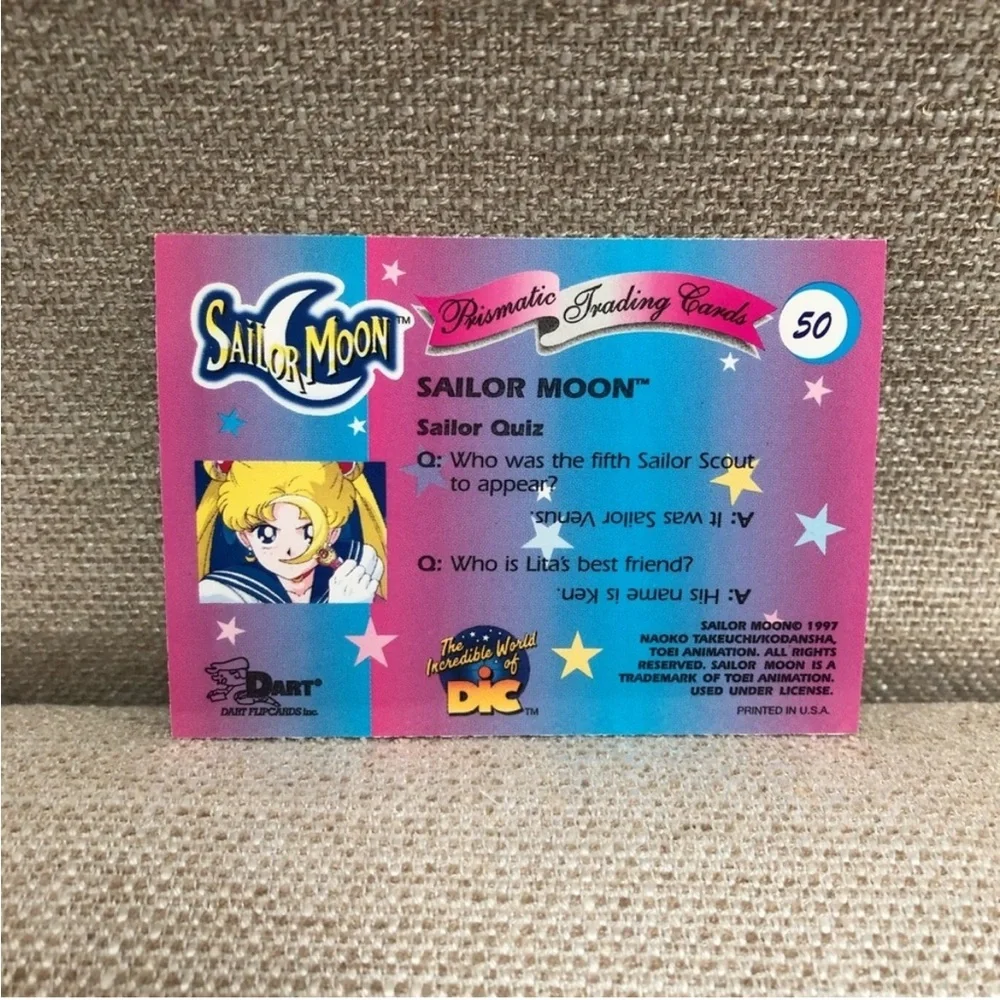 Sailor Moon Prismatic Trading Card